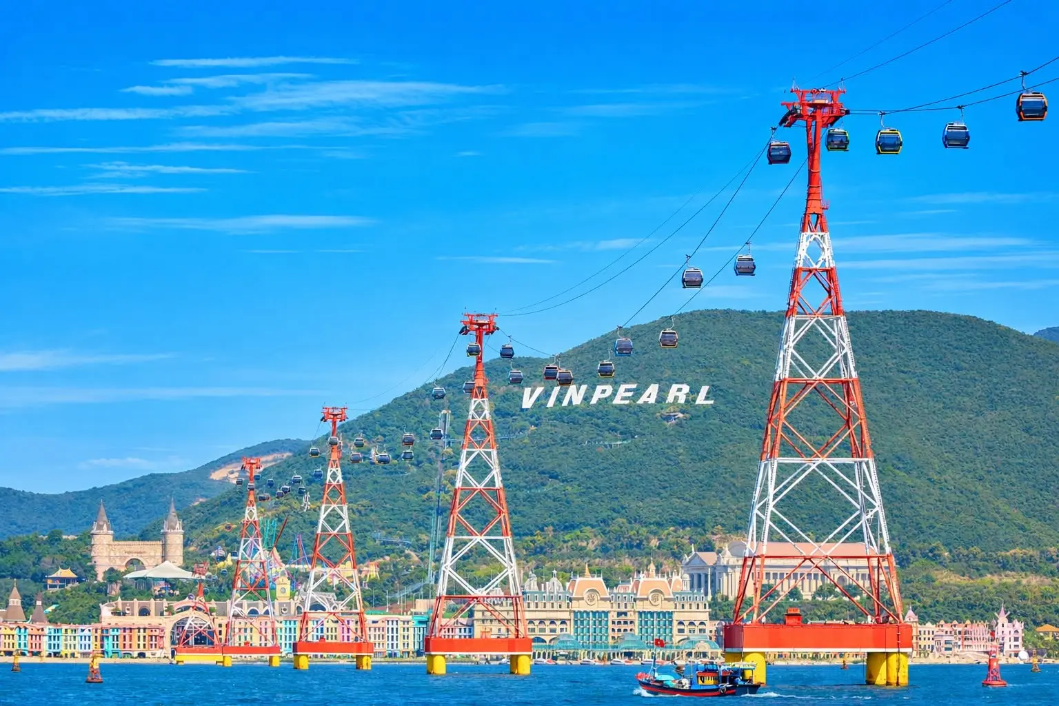Cáp treo Vinpearl Nha Trang sang đảo Hòn Tre Cáp treo Vinpearl Nha Trang đưa khách sang đảo Hòn Tre