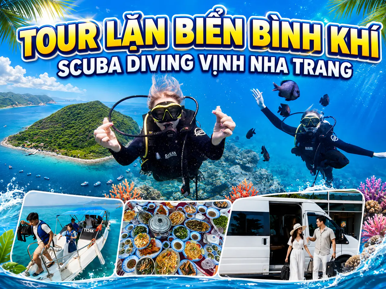 Tour Lặn Biển Bình Khí Vịnh Nha Trang – Scuba Diving