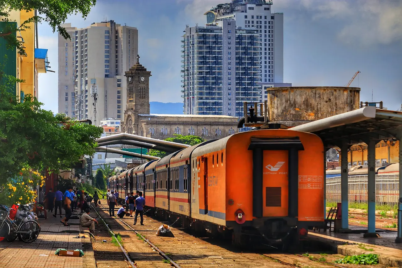 Kiến trúc cổ điển Pháp tại Ga Nha Trang Chi tiết kiến trúc cổ điển Pháp tại Ga Nha Trang