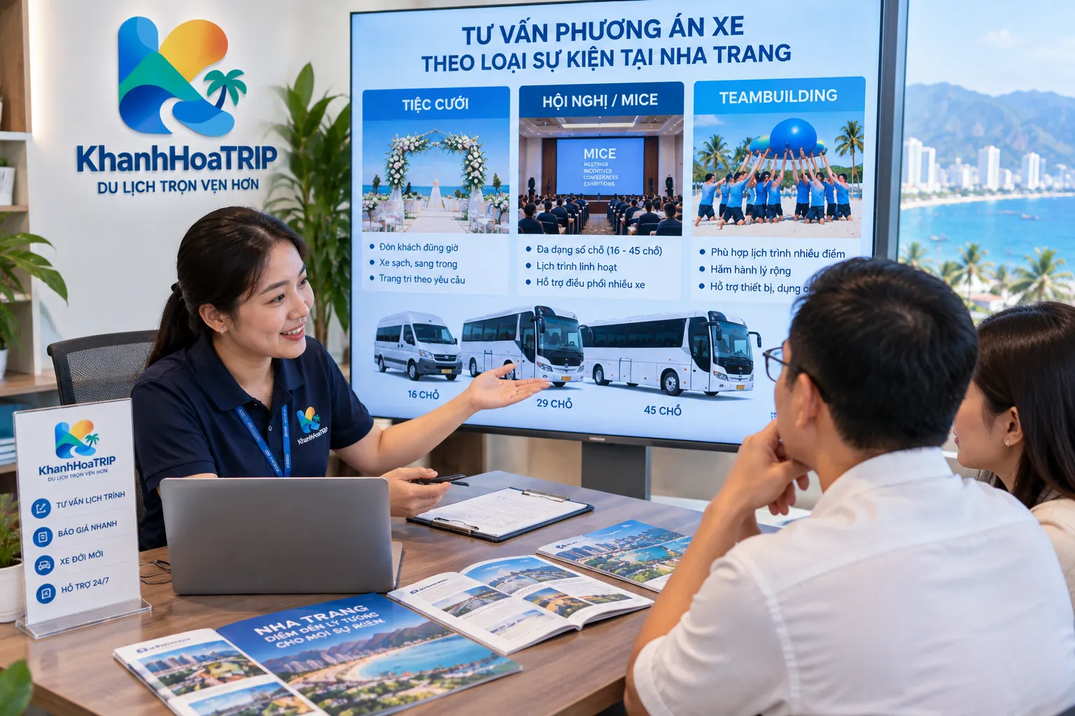 Tư vấn thuê xe du lịch MICE Nha Trang Tư vấn thuê xe du lịch MICE Nha Trang